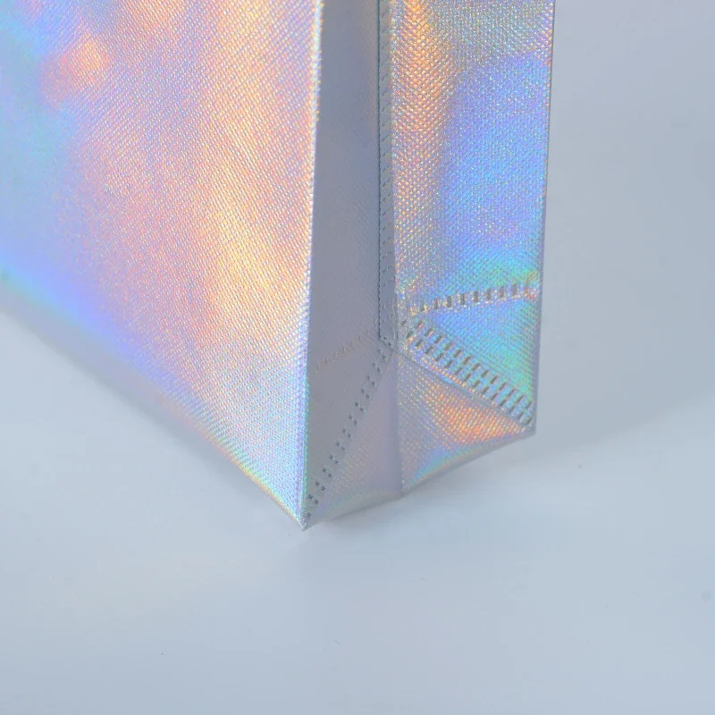 1/5/10 шт. серебряные многоразовые подарочные сумки для покупок, продуктовые сумки, применяются к подружкам невесты, дня рождения, свадьбы, мальчишника, вечеринки