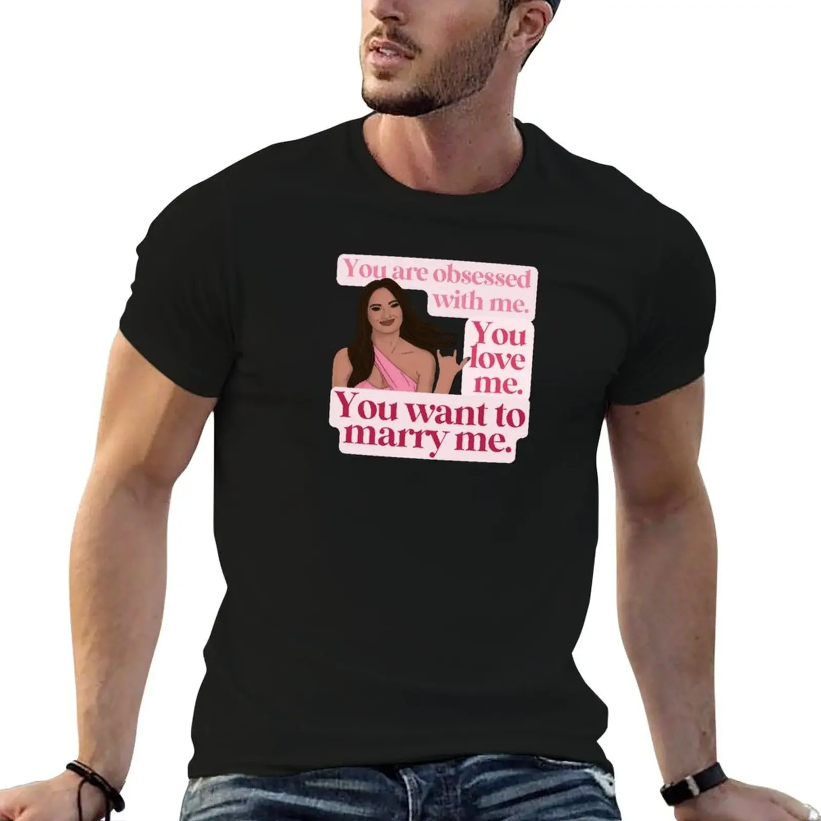 Summer House Paige You Want to Marry Me T-Shirt vintage clothes anime plus size men clothing