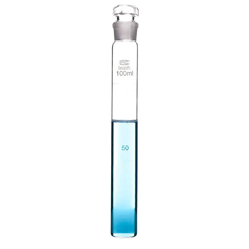 Colorimetric Tubes Glass 10ml with Stoppers Lab Experiment Chemical Analysis Water Testing Supplies by JVLAB