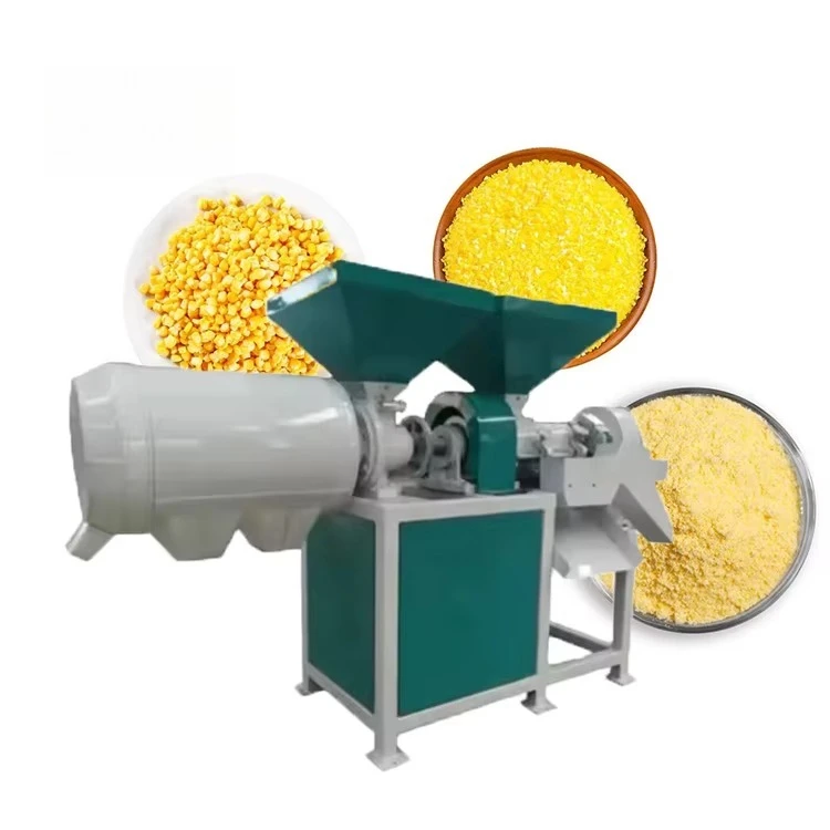 kq-Multi Purpose Corn Mill Machine Automatic Maize Corn Peeling and Threshing Machine Super Fine Corn Flour Milling Machine