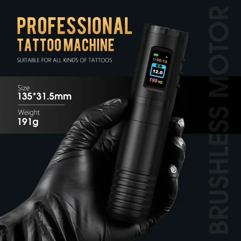 Stylo de chargement de tatouage sans fil fantôme, moteur de batterie, ligne de coupe, brouillard, une aiguille Cheyenne, Machine haute capacité, à la mode