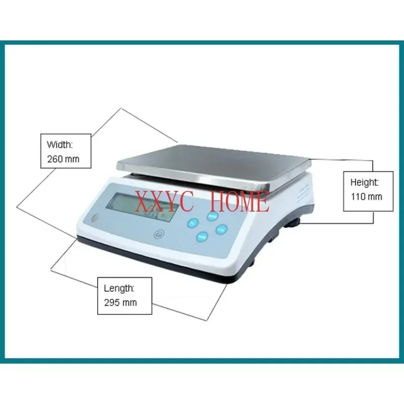 10kg 20kg 30kg 0.1g Under Weighing Hook Weight Platform Electronic Balance Weigher Digital Scale