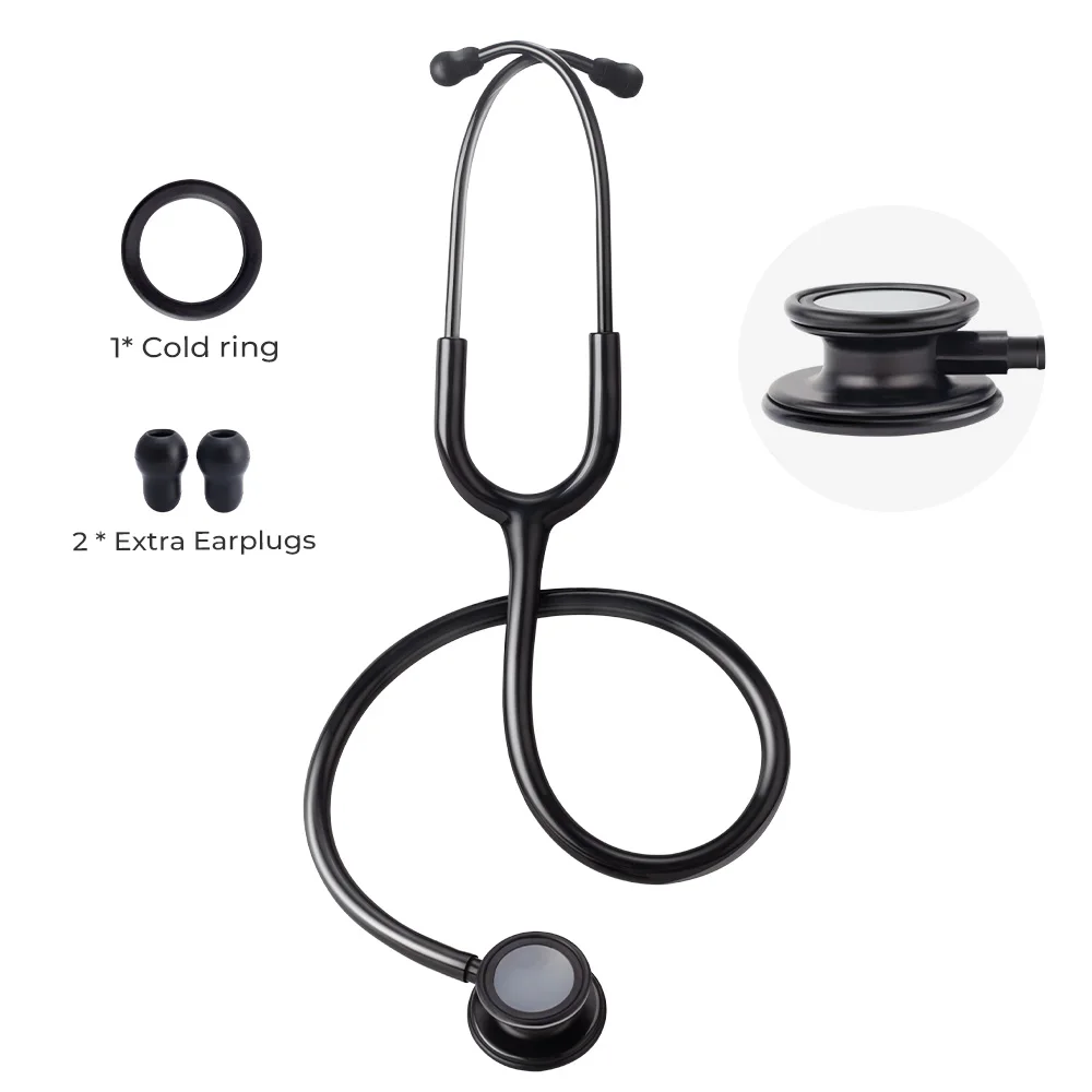 Professional Medical Double Head Stethoscope Household Multifunctional Double Diaphragm Frequency Estetoscopio médico For Doctor