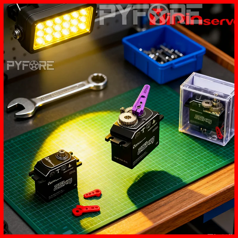 

GX GX3325BLS 25KG High Voltage Brushless Servo - Waterproof Digital Magnetic Induction for RC Car Crawler Robot