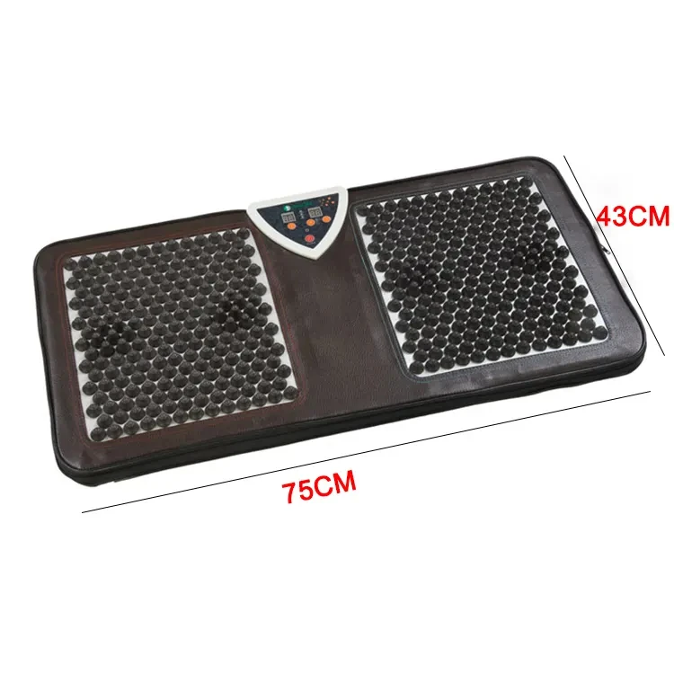 

75*43cm Feet SPA Acupressure Mat Health Tourmaline Feet Massage Cushion Used For Blood Circulation Relieving igue And Stress