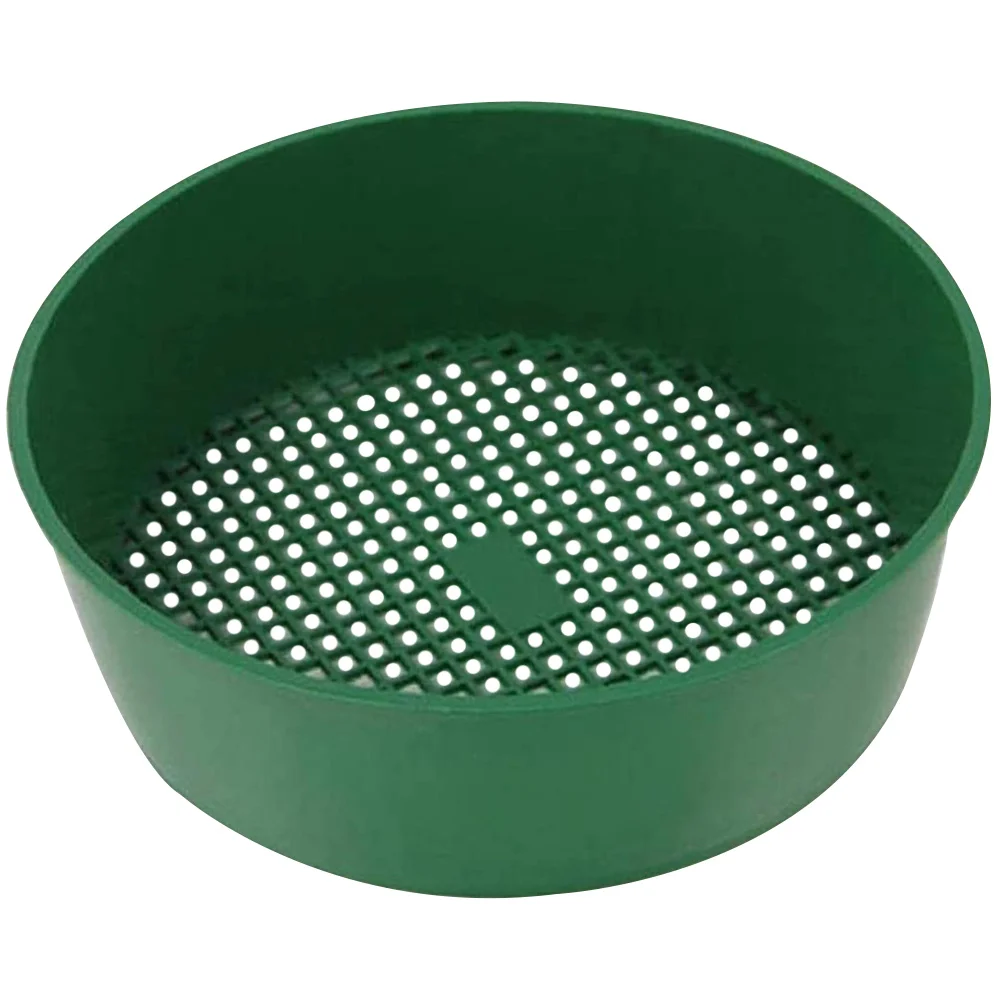 Plastic Sieve Portable Soil Sifting Tool Garden Mesh Sieve Manual Gardening Supply