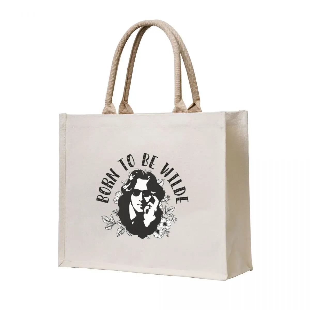

Born to be Wilde Tote Bag foldable reusable bag tote bag screen Custom female