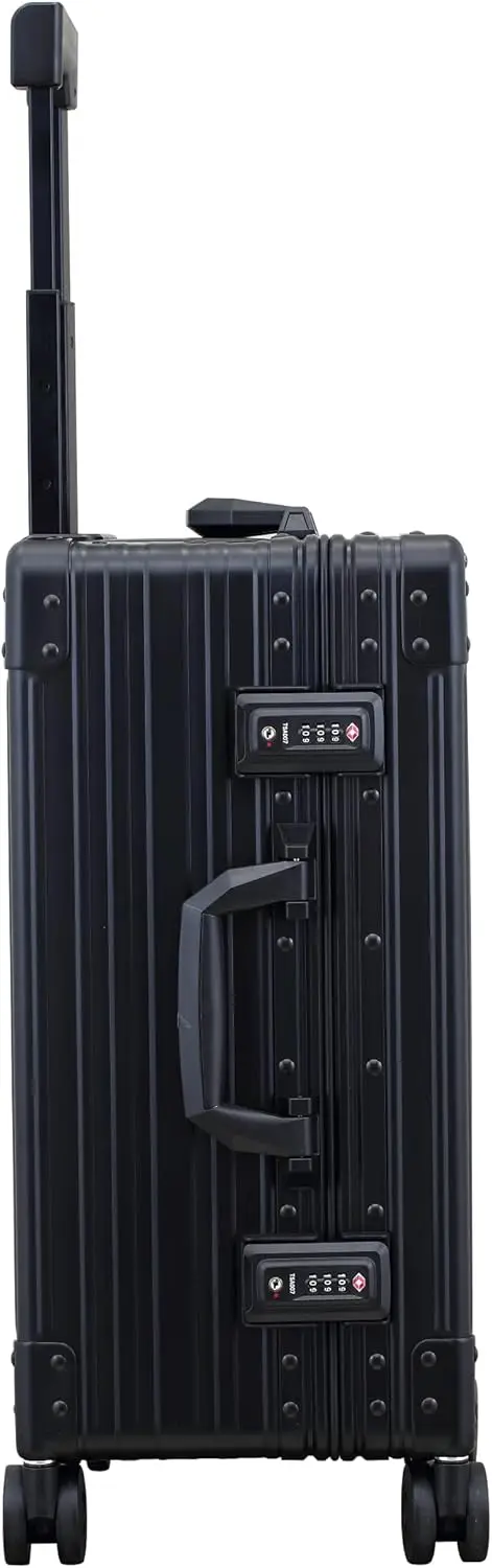 Aleon-Alumínio Mala de Mala com Suiter Hardside Bagagem, Tsa Aprovado, Carry-On Tamanho Spinner Rodas, durável Mala de Viagem, 21 polegadas