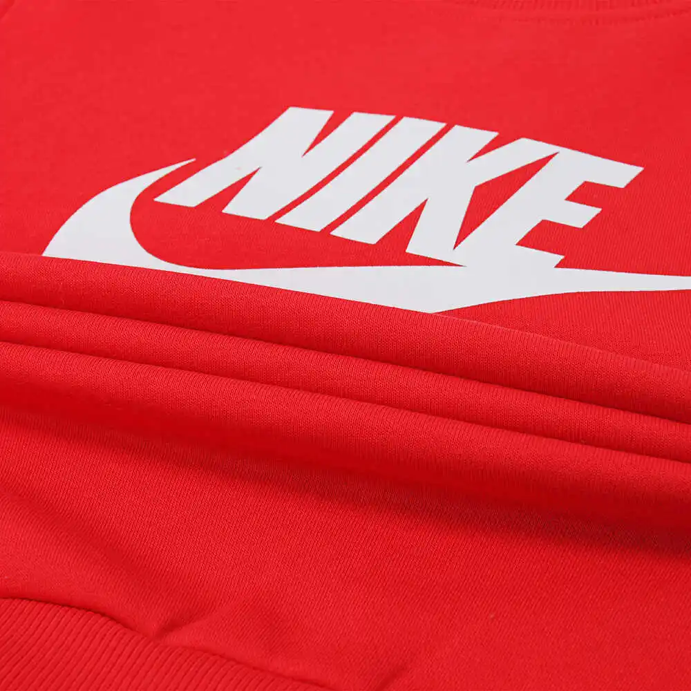 نايك 2025 الأولاد K NSW CLUB FLC CREW LS HBR محبوك هوديي FD2992-657 #5