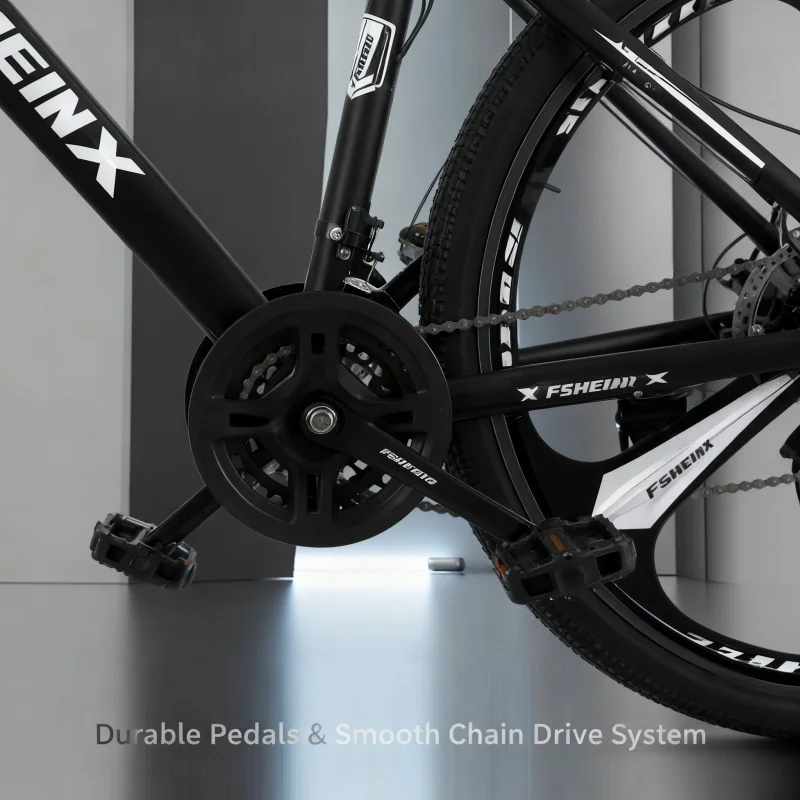 Samurai preto mountain bike de uma roda 26 polegadas masculino 21 velocidades absorção de choque ciclismo de estrada cross-country para adultos