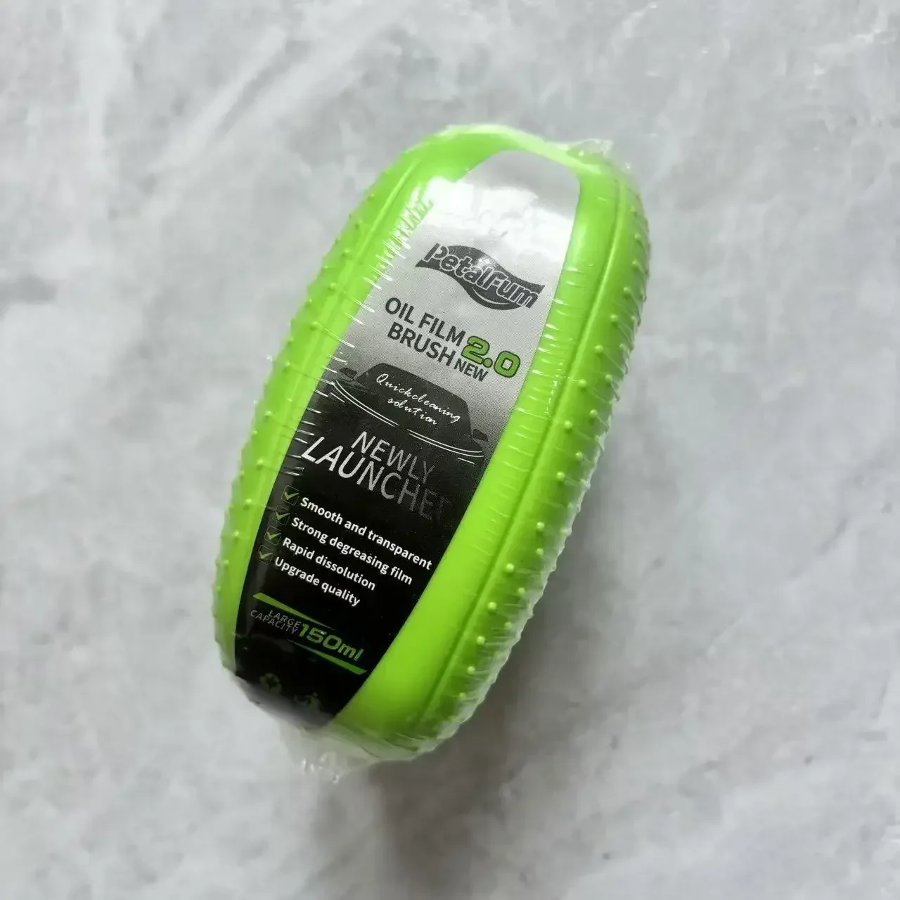 Car windshield and inner windshield oil film cleaner, car glass sponge cleaning brush