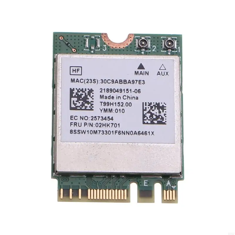 

B0KF Dual-полос RTL8822CE 802.11AC WIFI CARD BT5.0 СООБЩЕНИЕ FRU 02HK703 Сетевая карта