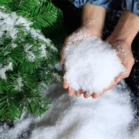 40g Artificial Snow Powder Frozen Party Snow Queen Christmas Party Decoration Fluffy Snowflakes Winter Decoration