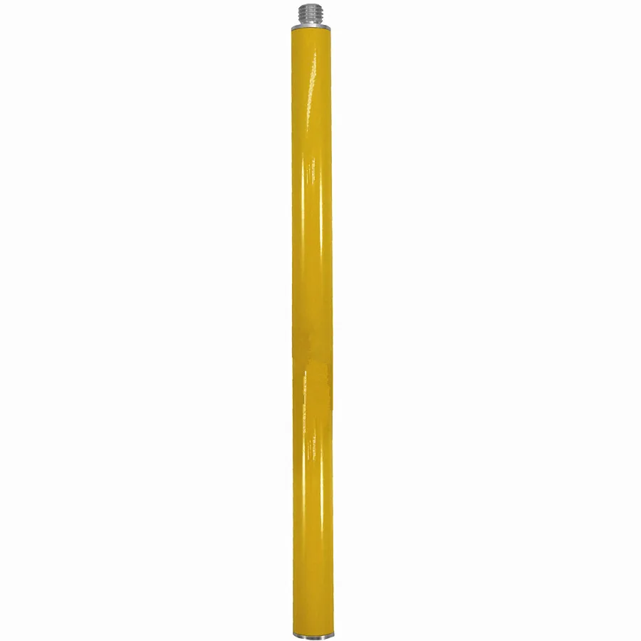 Newest Diameter 32mm 1M Extend Section GPS Surveying Pole for GNSS Prism Yellow Pole 100cm