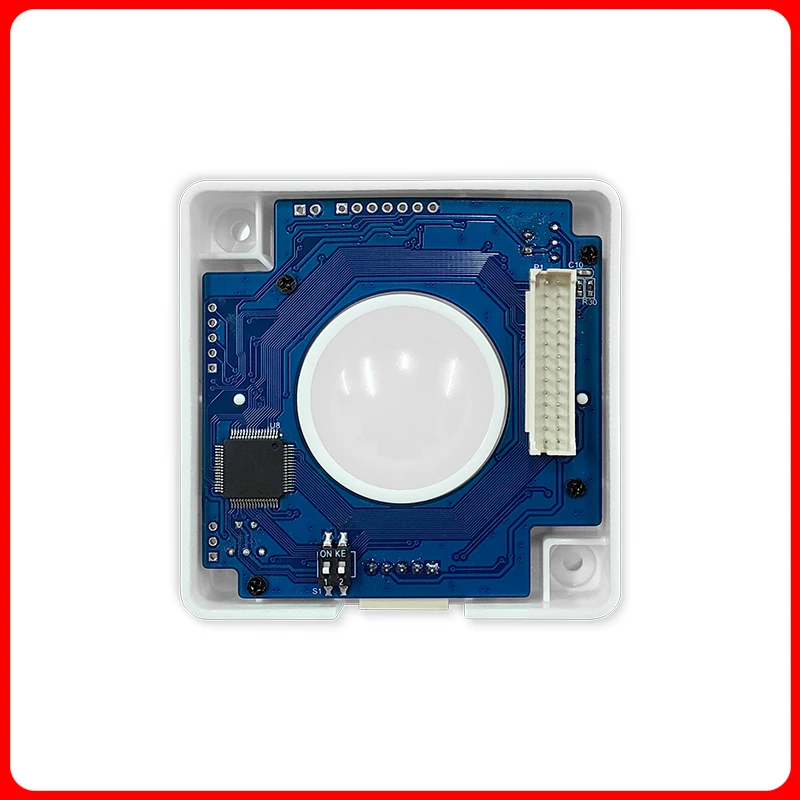 ماوس USB مضيء بإضاءة LED لكرة التتبع، قطر 2 بوصة لنظام التشغيل Windows، Linux، Android Arcade Game، يدعم توصيل المقابض ولوحات المفاتيح #3