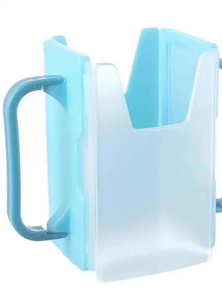 Support de boîte à jus, porte-bouteille de boisson pour tout-petits, support de pochette anti-squeeze, support de sac de lait de jus réglable et Portable
