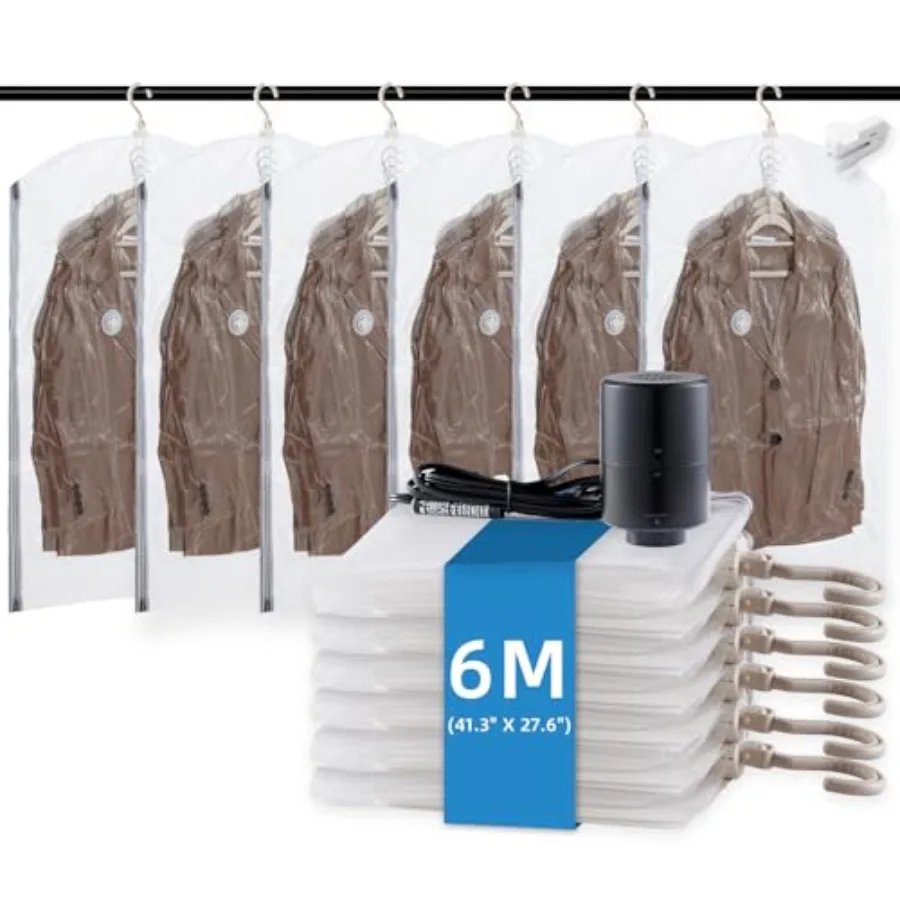 

Вакуумные пакеты для хранения с электрическим насосом, пакеты для вакуумной упаковки одежды, экономящие место, органайзеры для шкафа, для путешествий