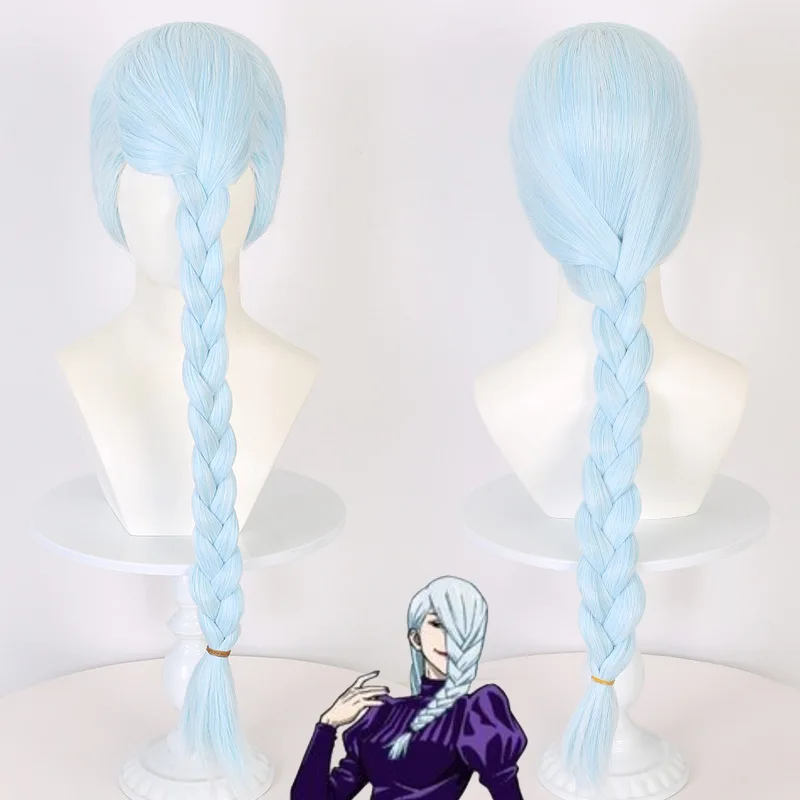 

Long Synthetic Wig Double Braids Cosplay Hair for Women Anime Costume Party Roleplay Heat Resistant Fiber