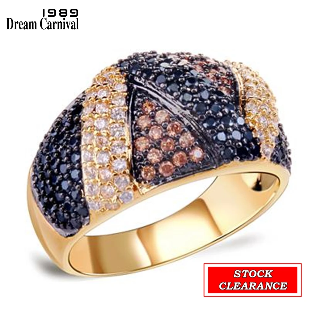 DreamCarnival1989 Bargaining Clearance Sales Gothic Women Rings Stock Fast Moving Limited Size Small Quantity Baroque Fashion