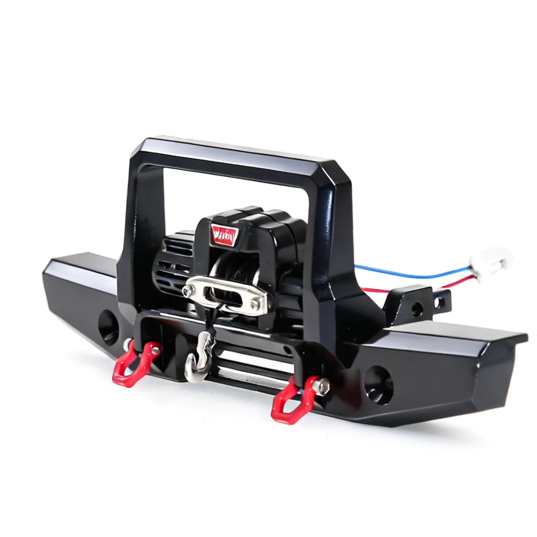 Guincho automático de metal de simulação para 1/18 trx4m 1/24 scx24 rc crawler carro peças de atualização acessórios