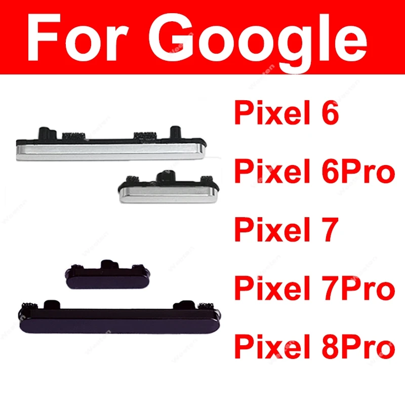 

Для Google Pixel 6 7 8 Pro 6pro 7pro 8pro кнопка включения/выключения питания и громкости боковая мощность