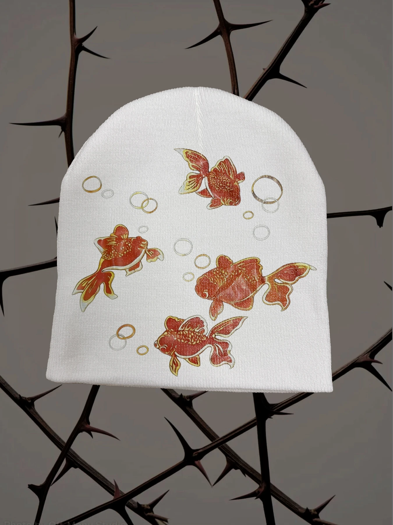 Goldfish Print Knit… - image