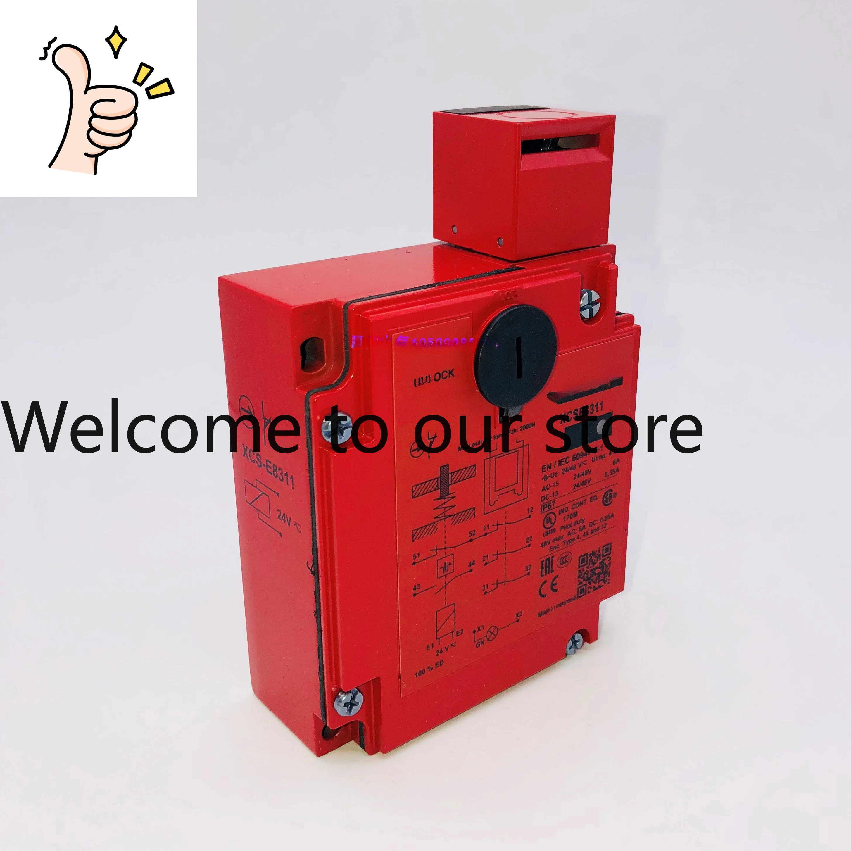 Spot XCSE8311 Insert Type Safety Door Lock Switch, Metal Shell, Agent Fidelity