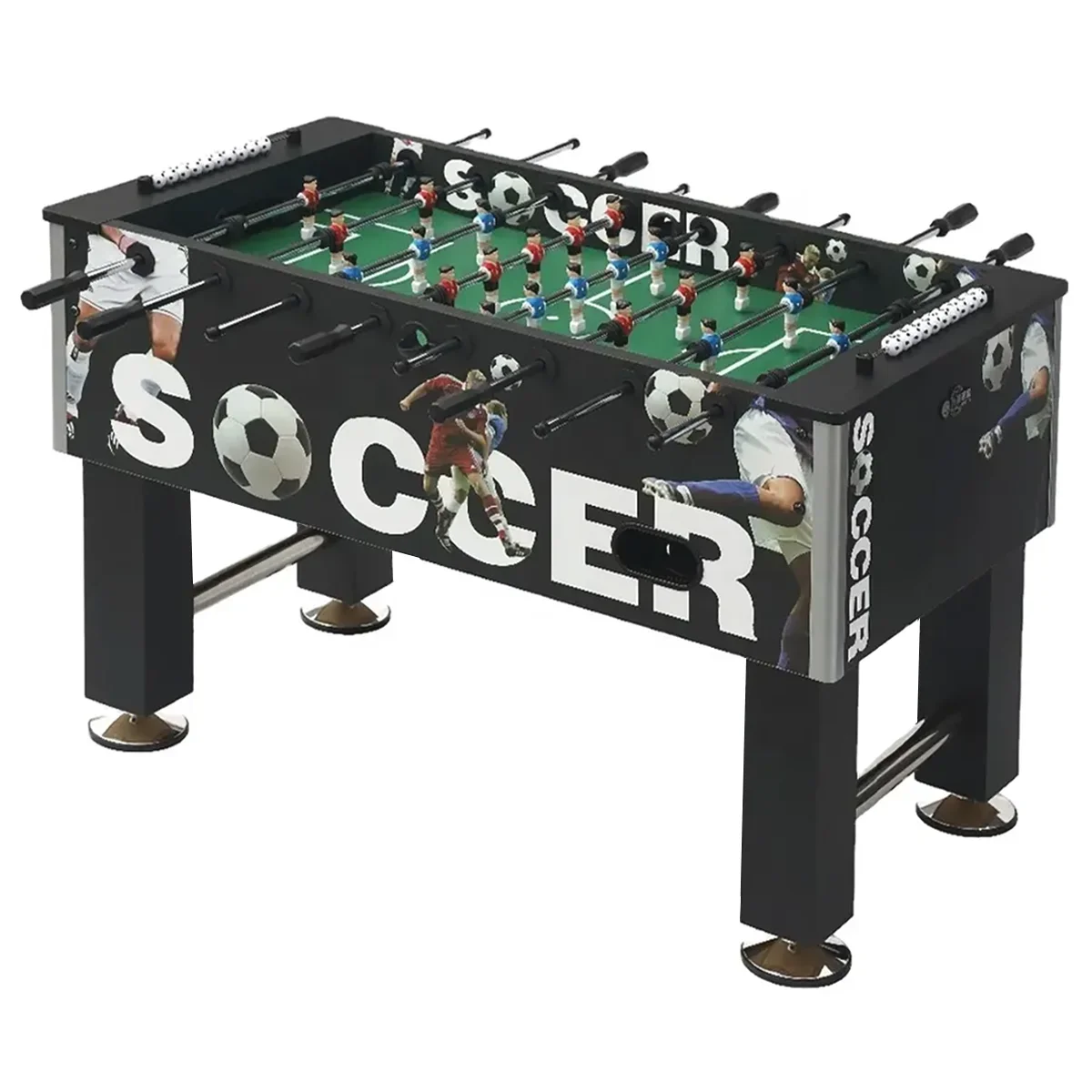 

High Quality Futbolin 55 Inch Regulation Size Multi Color Engineered Wood Kick Professional Foosball Table Soccer