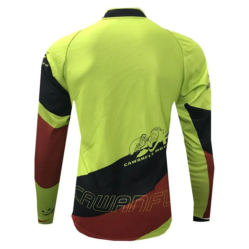 CAWANFLY Men Off Road Enduro Jersey Quick Dry Moto Racing Shirt Bicycle Bike Riding Apparel Motorcycle 