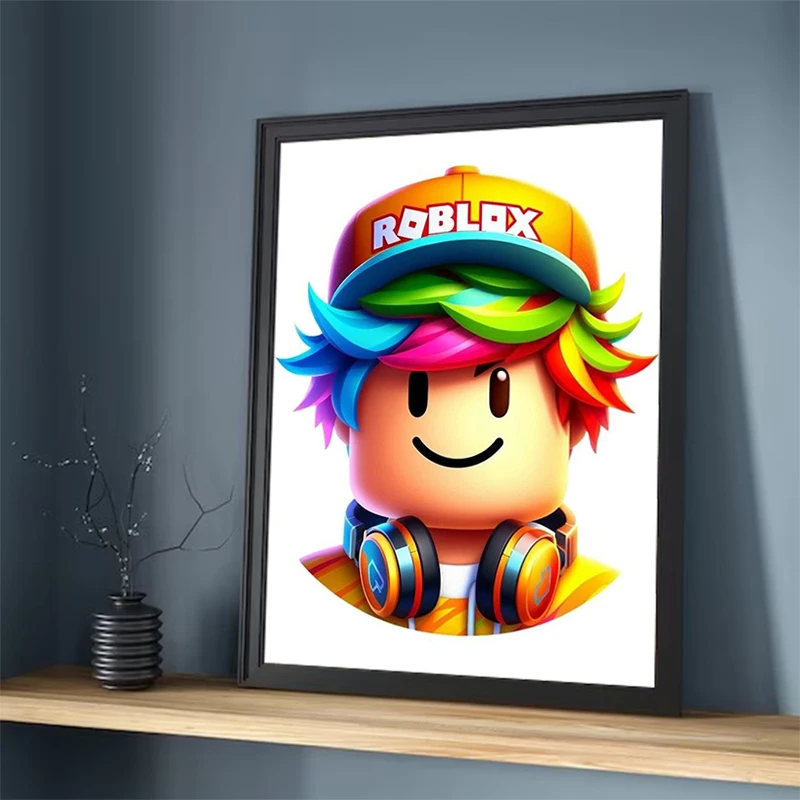 Hot Game R-RobloxES Poster Wall Posters Room Decor Decorative Paintings Decoration Bedroom Stuff Art Mural For Home Decorations