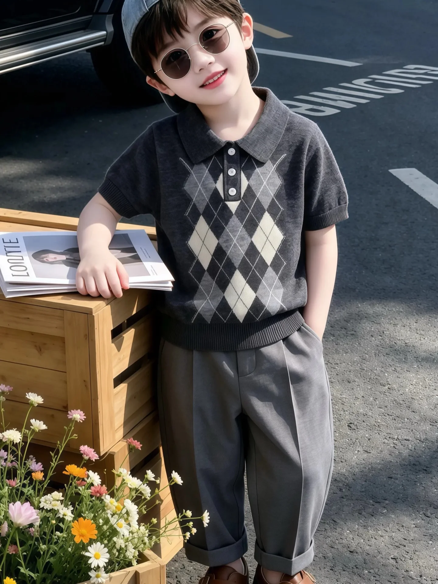 maglione-lavorato-a-maglia-di-alta-qualita-con-colletto-grigio-diamantato-e-maniche-corte-completo-casual-per-bambini-con-pantaloni-a-gamba-dritta-nuova-collezione-estiva