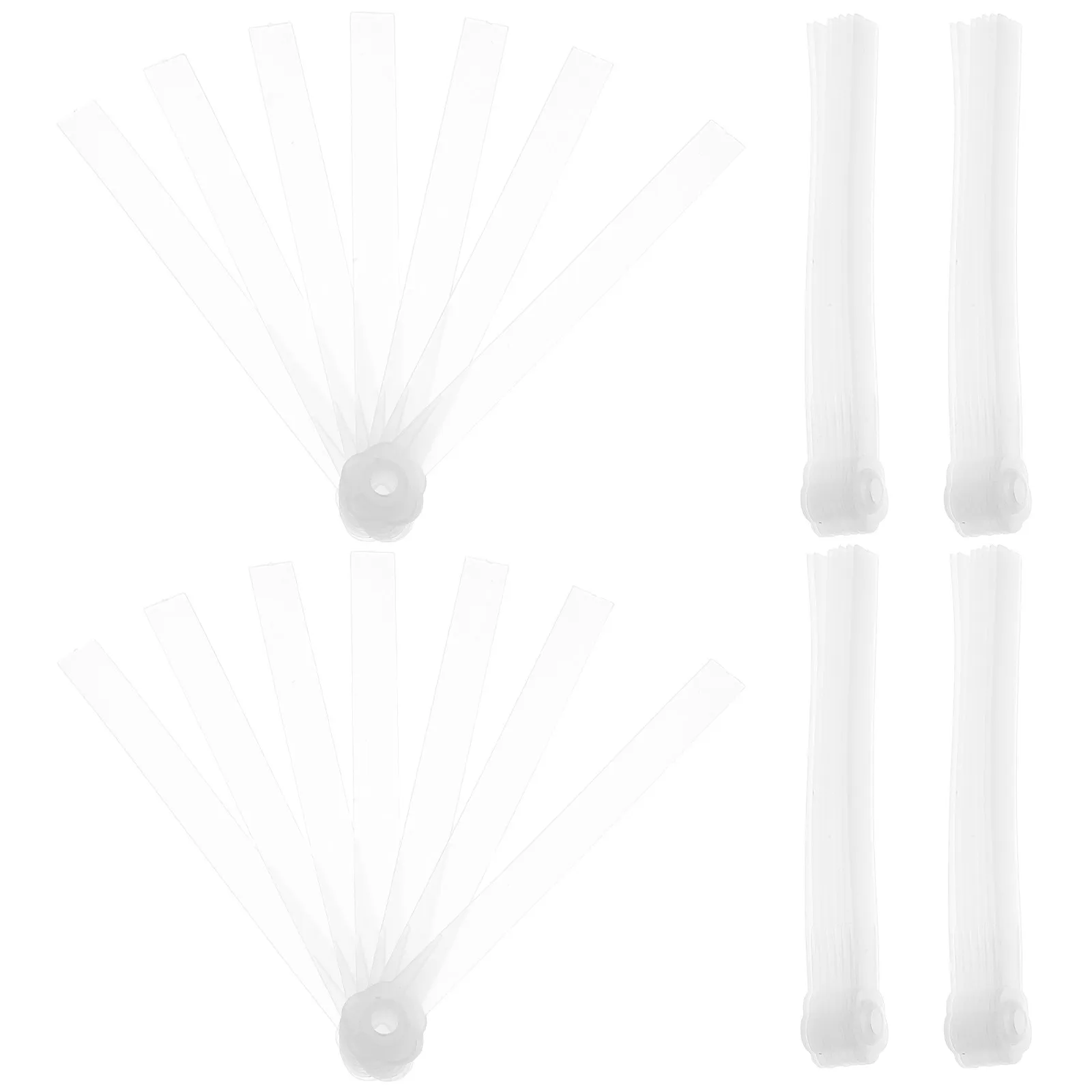 

Набор из 10 прозрачных пластиковых складных ручек для вееров, для рукоделия, свадебных вечеринок, личного использования, материалы для изготовления вееров своими руками