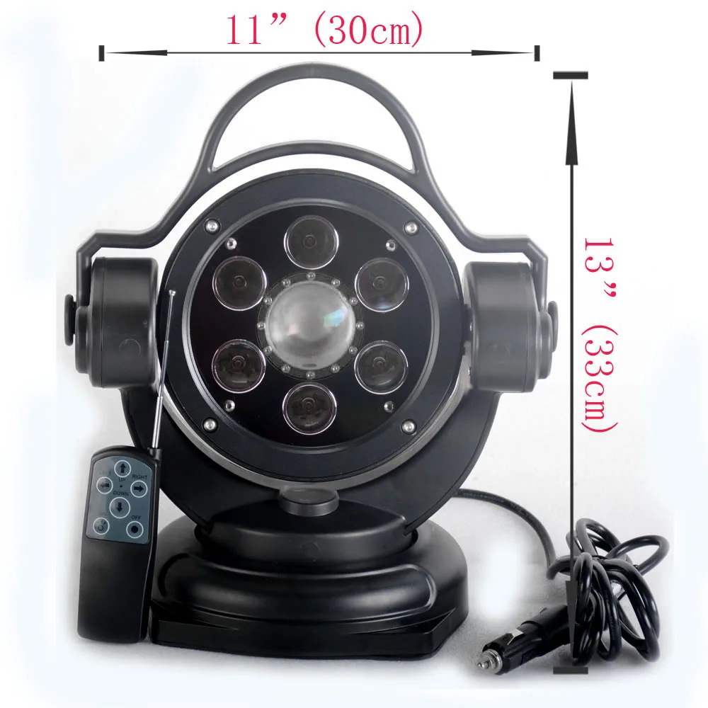 Magnetic 11inch 90W Car Search Light  Remote Control Laser Vehicle Searchlights for SUV 4x4 Truck Boat 10-30V Auto Hunting Lamp