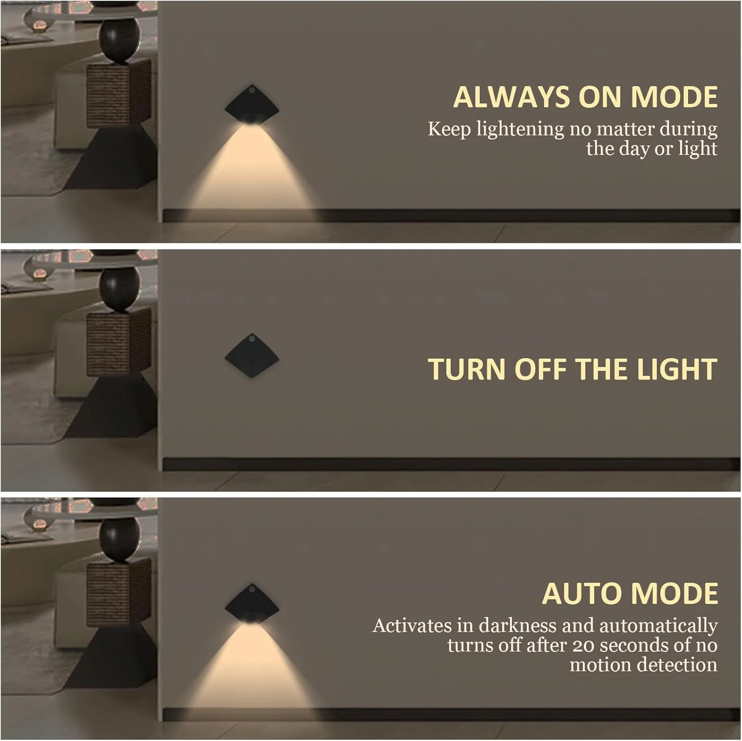 Creative Devil Fish LED Wall Light, Long Battery Life, Suitable for Battery Power, Corridor and Bedroom Lighting with Sensor