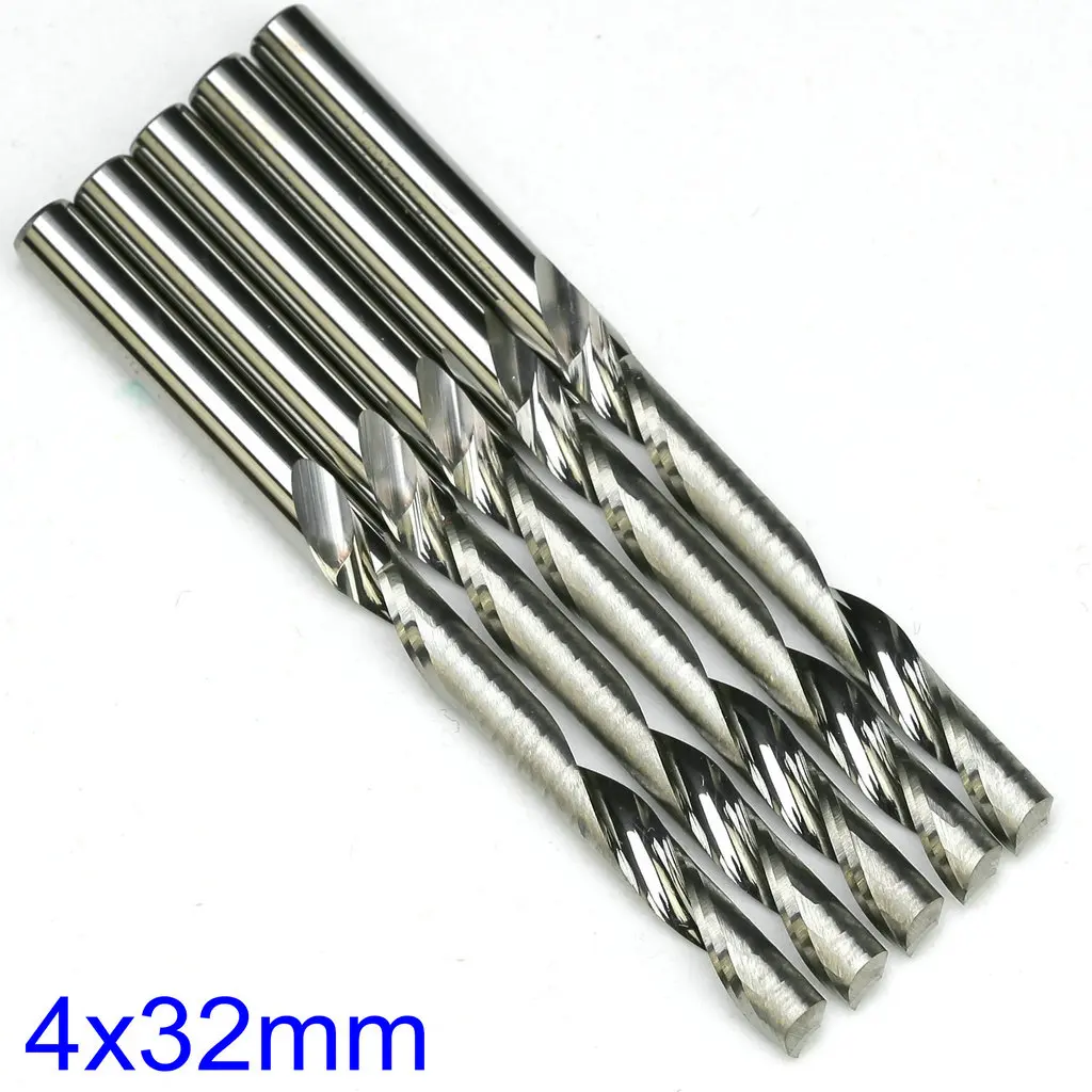 1 Flute Spiral Milling Cutter for Aluminum Imported Tungsten Steel Solid Carbide Cutting Tools CNC Router Bits Engraver End Mill