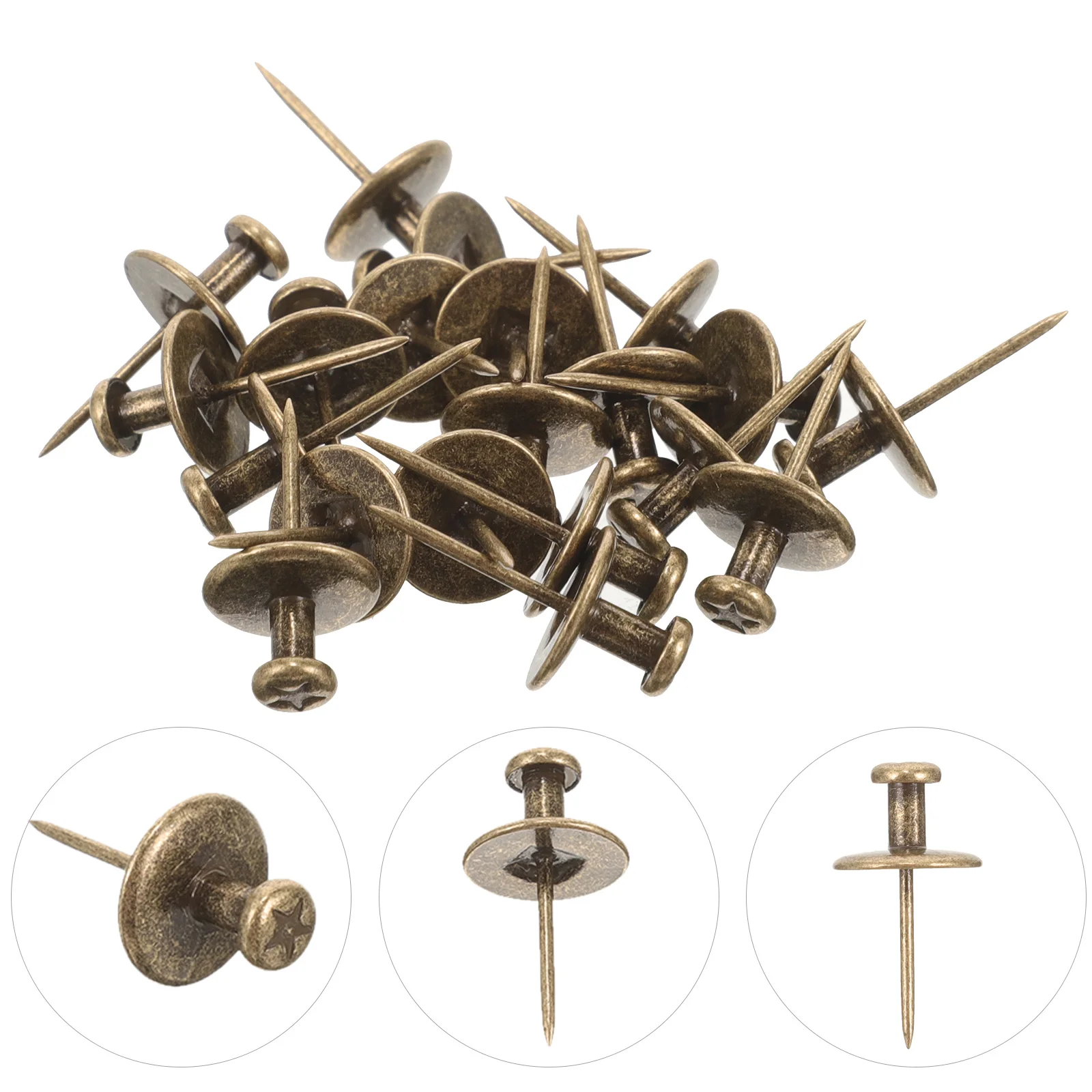 

30Pcs Star Shaped Push Pins Zinc Alloy Decorative Heavy Duty Thumbtacks for Picture Hanging Keys Posters Office Board