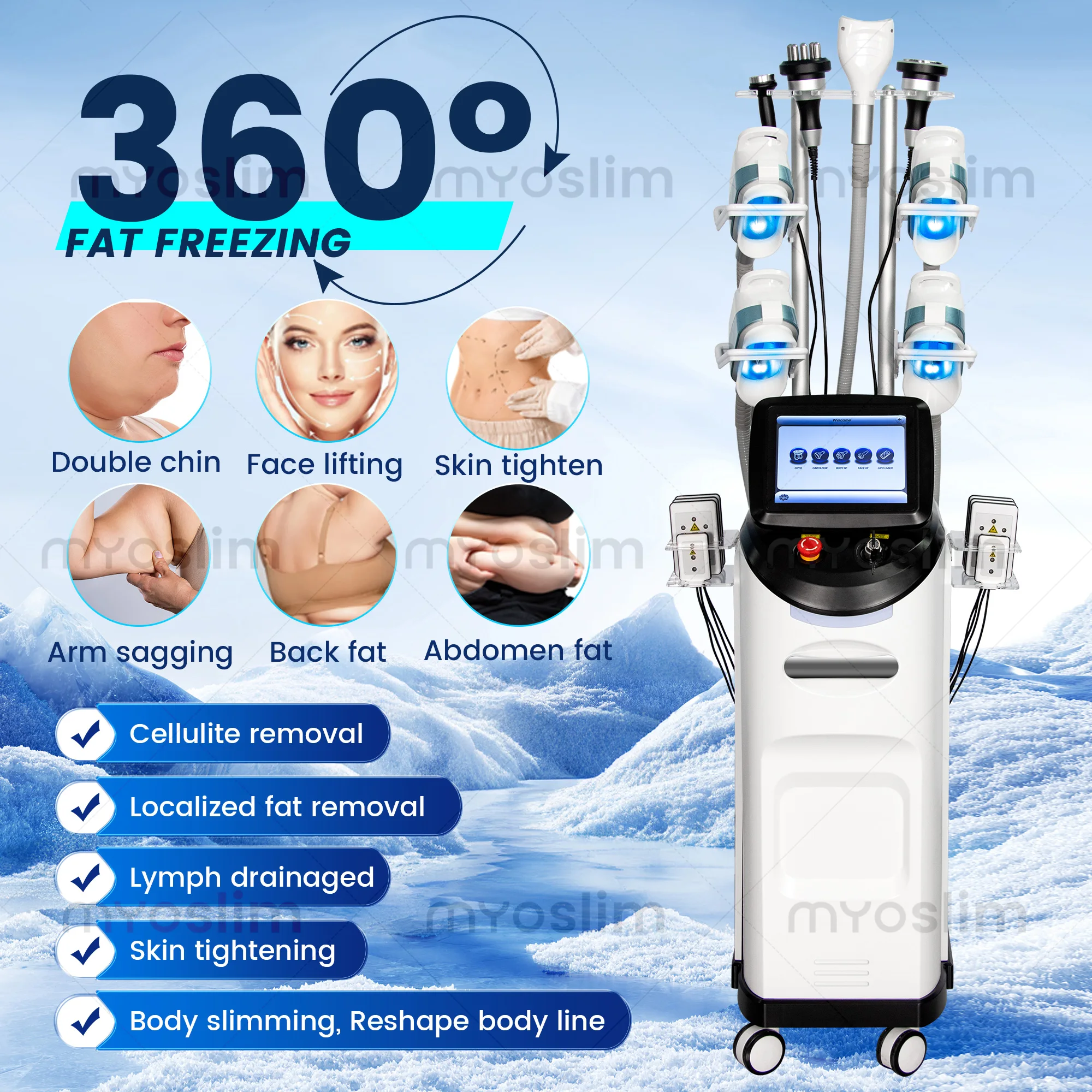 Professional Slimming Body Contouring Machine For Body Shaping Slimming Machine FatSalon Spa Fat Reduction Weight Loss Equipment