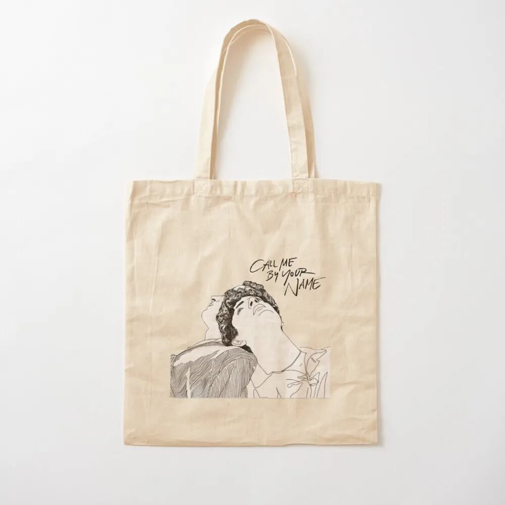 Call Me By Your Name Tote Bag Portable shopping bag Reusable bags Canvas Tote Bag