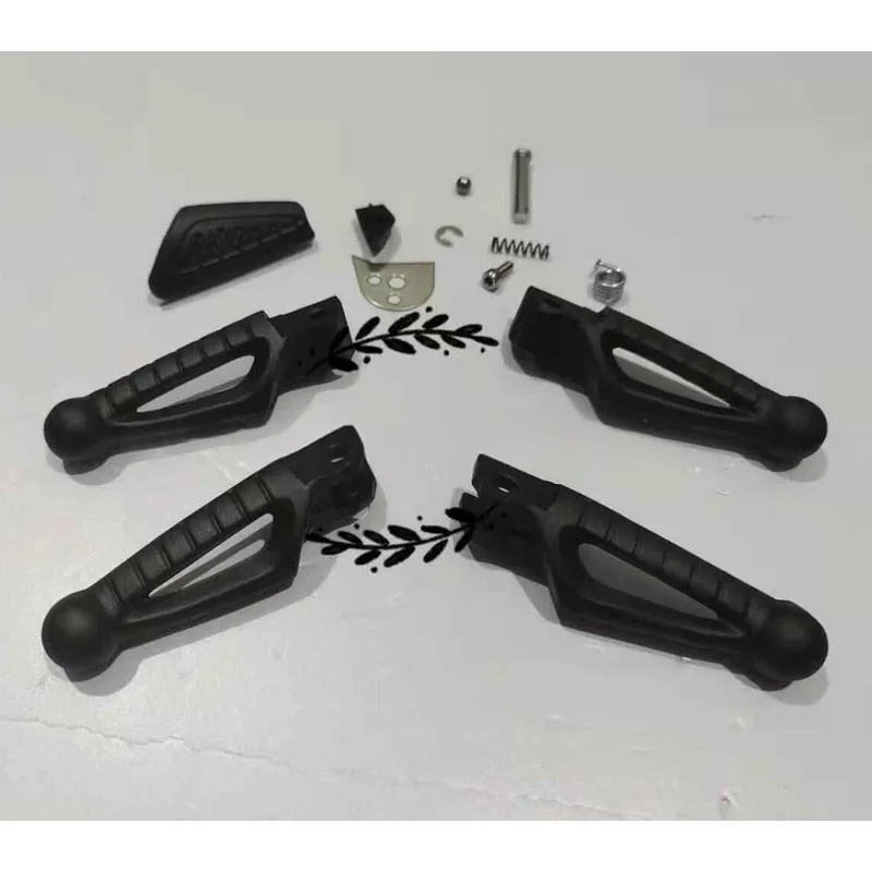 Front & Rear Foot Pegs Left Right  For Benelli BJ600GS BN600i TNT600 QJMOTOR SRK600  Motorcycle Foldable Footrest Assembly