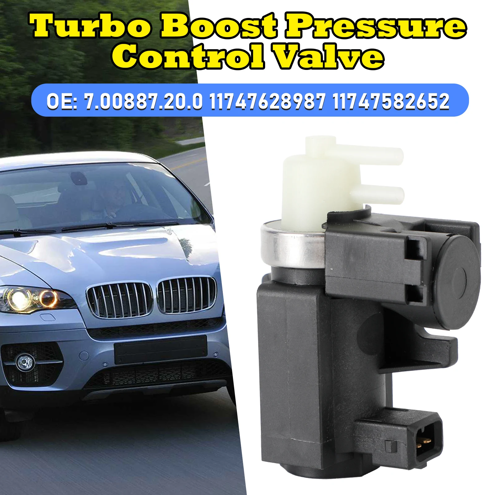 Artudatech Turbo Boost Pressure Control Valve for BMW 7.00887.20.0 11747628987 11747582652 Car Accessories