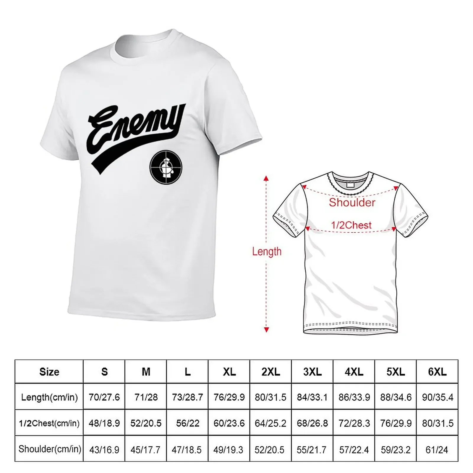 Enemy of the Public T-Shirt aesthetic clothes Funny t-shirt customs design your own sweat Men's t-shirts