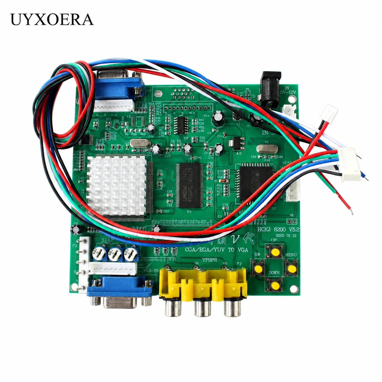 GBS-8220 Arcade RGB CGA EGA YUV to Dual VGA HD Video Converter Board for JAMMA MAME Game Machine