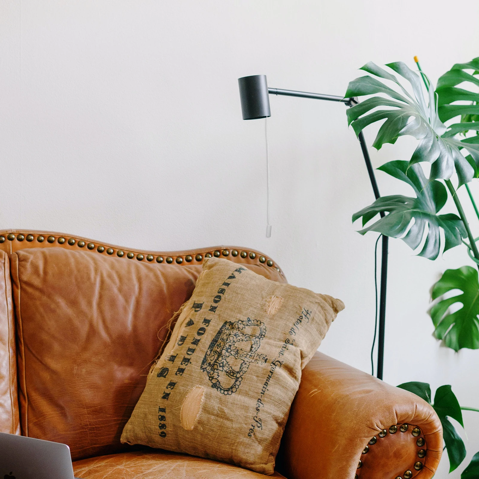 

3Pcs Pull Cord Switches Wall Light Metal Pull Rope for Bathroom Light Cord Pulls Bedroom Lighting Fixtures