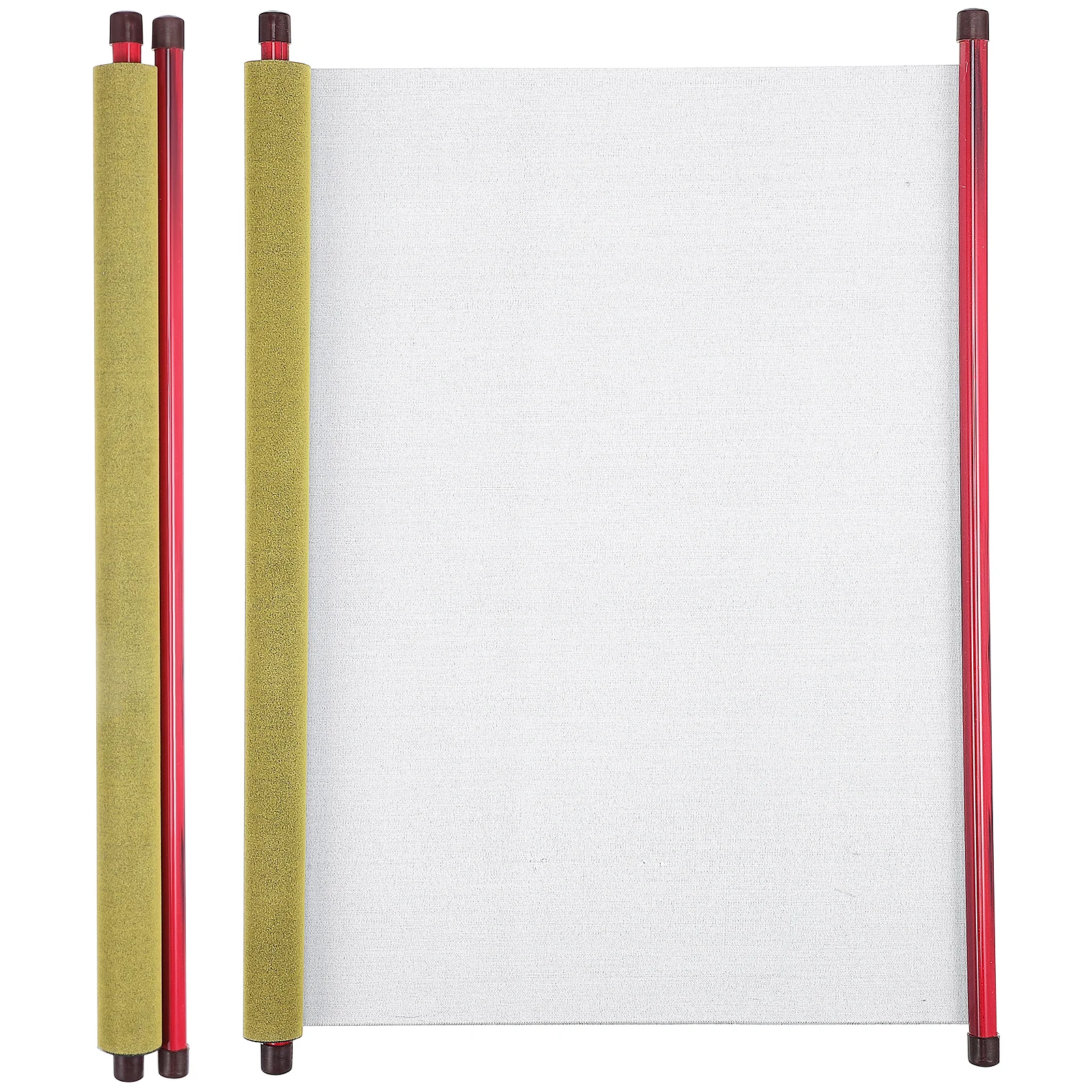 

Blank Canvas Wall Scroll Calligraphy Blank Hanging Scrolls Water Writing Cloth Widely Applicable for Children Scroll Paper