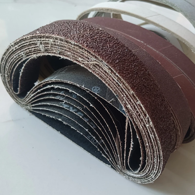 サンディングベルト 533*30 ミリメートル酸化アルミニウム小型フラットサンディングベルト木工金属研削と研磨 40 # -1500 #