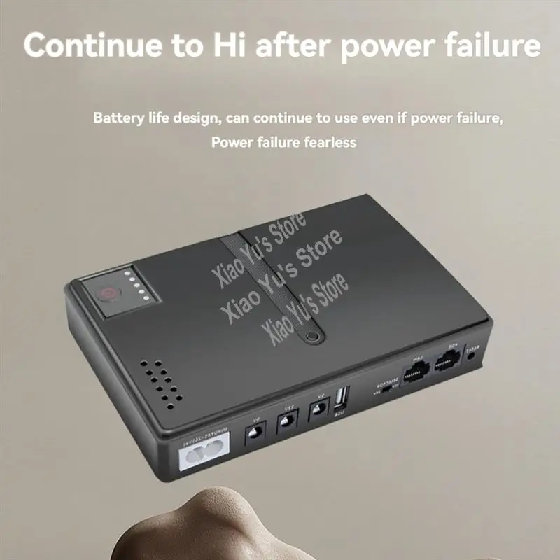 DC UPS Battery Backup 5V 9V 12V Uninterruptible Power Supply 855265V Mini UPS Battery Replaceable For Wifi IP Cam EU Plug-BCBW