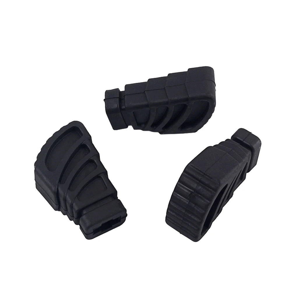 

3 Pcs Drum Pads Hardware Parts Feet Guitar Cymbal Rubber for Percussion Stand Brackets Instrument