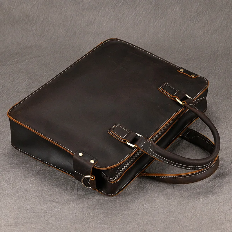 Valigette da uomo per il tempo libero Laptop Pendolarismo Imballaggio Cubo Valigette da viaggio Borsa Borse in pelle Maletín MHGWB