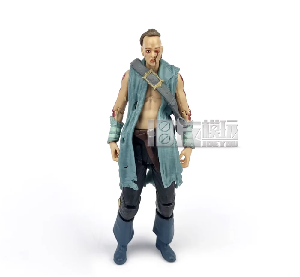 1/18th حوالي 3.75 بوصة ألعاب الدمى القراصنة عمل الشكل جاك المنقولة دمية الشكل اللعب نموذج لجمع المشجعين