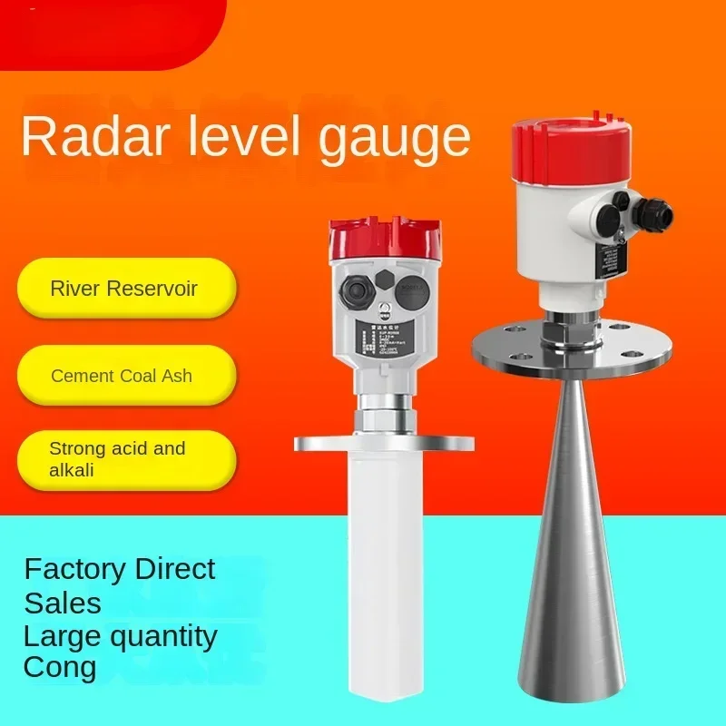 High Frequency Radar Level Meter Guided Wave Intelligent Liquidometer Bestselling Supply for Industrial Use